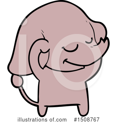 Royalty-Free (RF) Elephant Clipart Illustration by lineartestpilot - Stock Sample #1508767