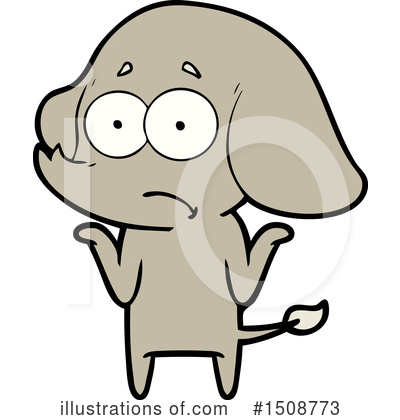 Royalty-Free (RF) Elephant Clipart Illustration by lineartestpilot - Stock Sample #1508773