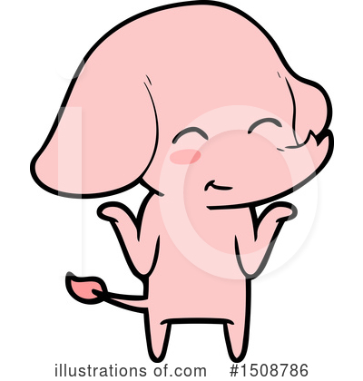 Royalty-Free (RF) Elephant Clipart Illustration by lineartestpilot - Stock Sample #1508786