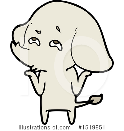 Royalty-Free (RF) Elephant Clipart Illustration by lineartestpilot - Stock Sample #1519651