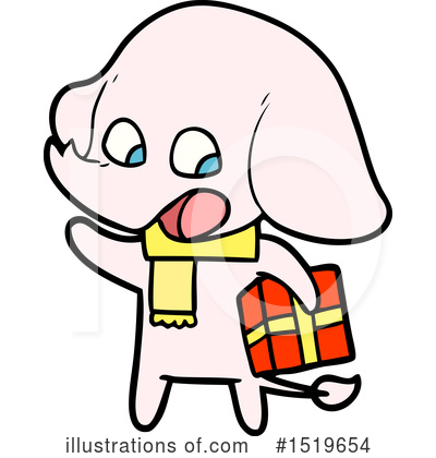 Royalty-Free (RF) Elephant Clipart Illustration by lineartestpilot - Stock Sample #1519654