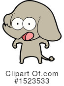 Elephant Clipart #1523533 by lineartestpilot