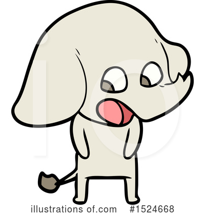 Royalty-Free (RF) Elephant Clipart Illustration by lineartestpilot - Stock Sample #1524668