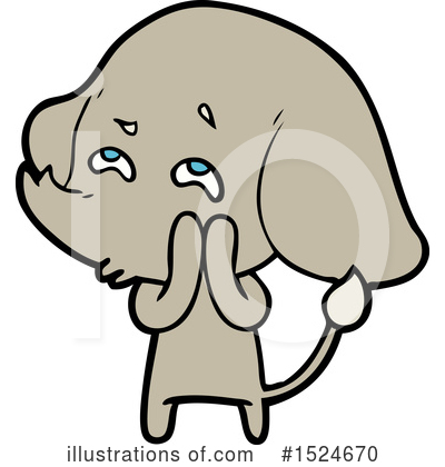 Royalty-Free (RF) Elephant Clipart Illustration by lineartestpilot - Stock Sample #1524670
