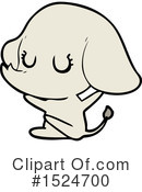 Elephant Clipart #1524700 by lineartestpilot