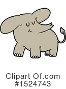 Elephant Clipart #1524743 by lineartestpilot