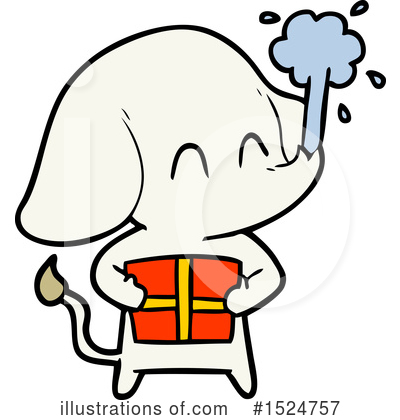 Royalty-Free (RF) Elephant Clipart Illustration by lineartestpilot - Stock Sample #1524757
