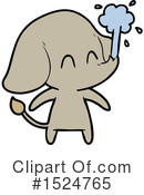 Elephant Clipart #1524765 by lineartestpilot