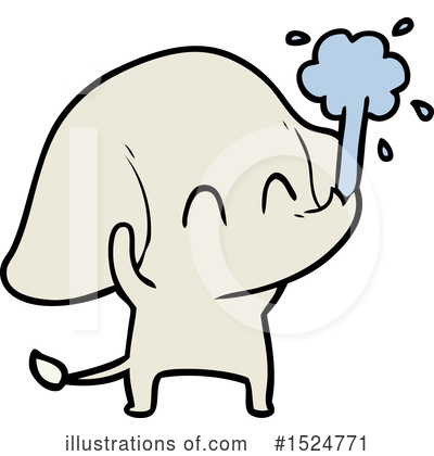 Royalty-Free (RF) Elephant Clipart Illustration by lineartestpilot - Stock Sample #1524771