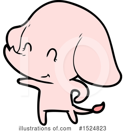 Royalty-Free (RF) Elephant Clipart Illustration by lineartestpilot - Stock Sample #1524823