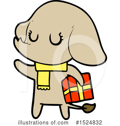 Royalty-Free (RF) Elephant Clipart Illustration by lineartestpilot - Stock Sample #1524832
