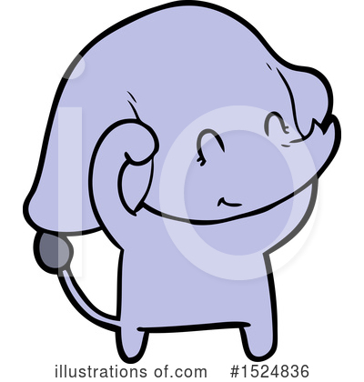 Royalty-Free (RF) Elephant Clipart Illustration by lineartestpilot - Stock Sample #1524836