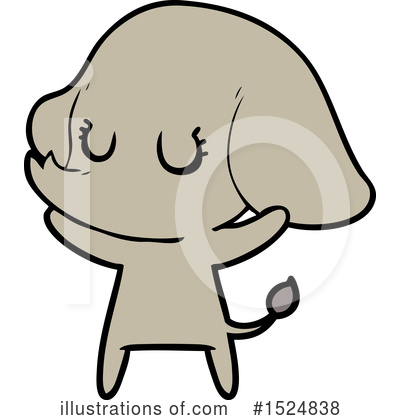 Royalty-Free (RF) Elephant Clipart Illustration by lineartestpilot - Stock Sample #1524838