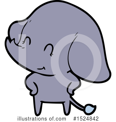 Royalty-Free (RF) Elephant Clipart Illustration by lineartestpilot - Stock Sample #1524842