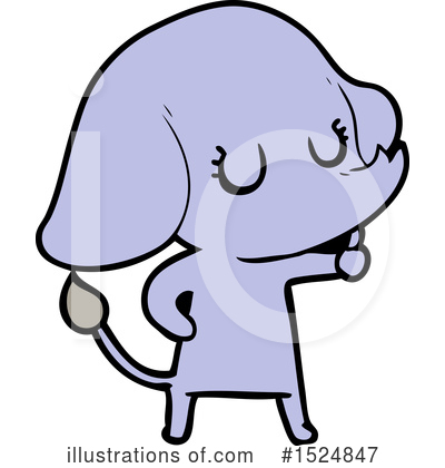 Royalty-Free (RF) Elephant Clipart Illustration by lineartestpilot - Stock Sample #1524847