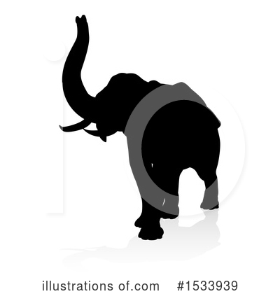 Royalty-Free (RF) Elephant Clipart Illustration by AtStockIllustration - Stock Sample #1533939