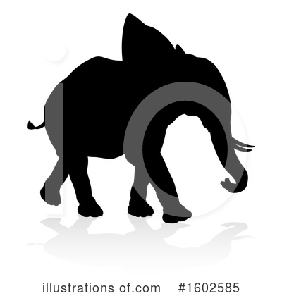 Royalty-Free (RF) Elephant Clipart Illustration by AtStockIllustration - Stock Sample #1602585