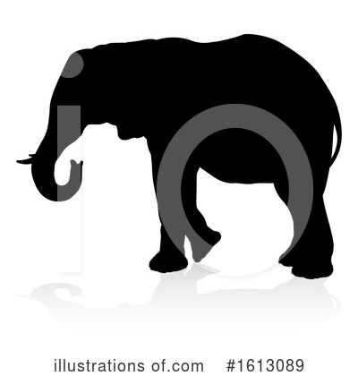 Royalty-Free (RF) Elephant Clipart Illustration by AtStockIllustration - Stock Sample #1613089