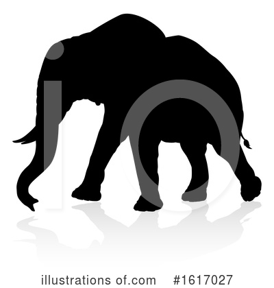 Royalty-Free (RF) Elephant Clipart Illustration by AtStockIllustration - Stock Sample #1617027