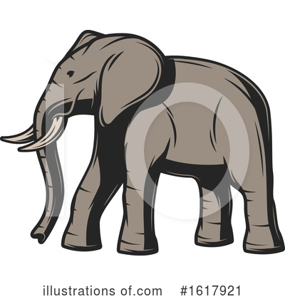 Royalty-Free (RF) Elephant Clipart Illustration by Vector Tradition SM - Stock Sample #1617921