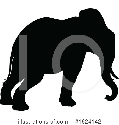 Royalty-Free (RF) Elephant Clipart Illustration by AtStockIllustration - Stock Sample #1624142