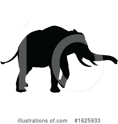 Royalty-Free (RF) Elephant Clipart Illustration by AtStockIllustration - Stock Sample #1625933