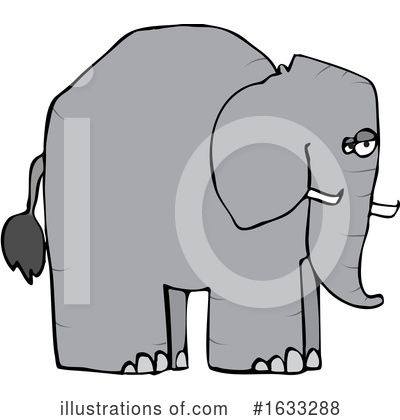 Royalty-Free (RF) Elephant Clipart Illustration by djart - Stock Sample #1633288