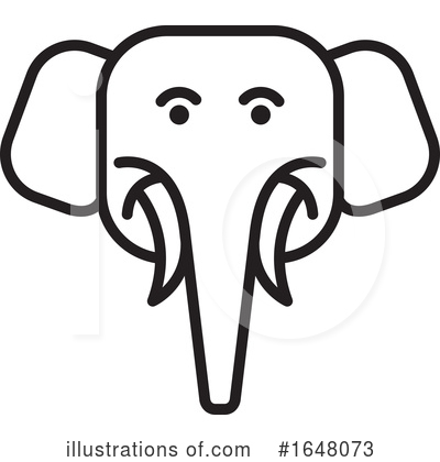 Royalty-Free (RF) Elephant Clipart Illustration by Lal Perera - Stock Sample #1648073