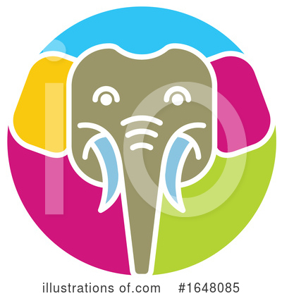 Royalty-Free (RF) Elephant Clipart Illustration by Lal Perera - Stock Sample #1648085