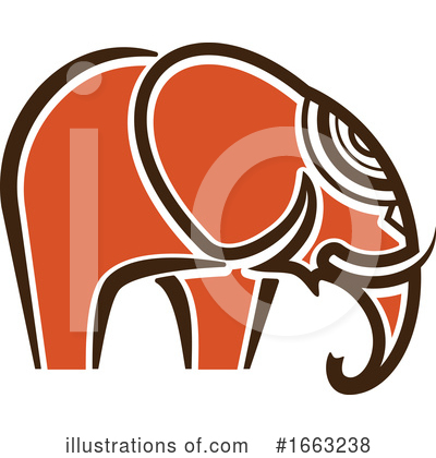 Elephant Clipart #1663238 by Vector Tradition SM