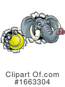 Elephant Clipart #1663304 by AtStockIllustration