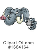 Elephant Clipart #1664164 by AtStockIllustration