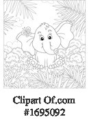 Elephant Clipart #1695092 by Alex Bannykh
