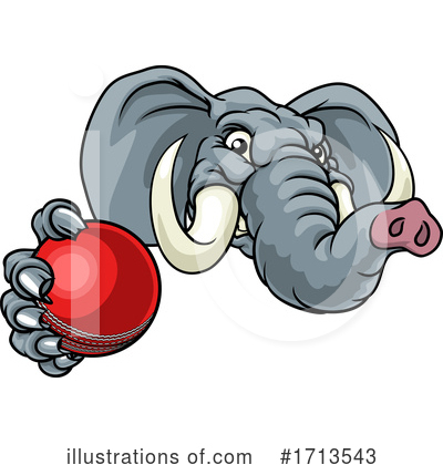 Royalty-Free (RF) Elephant Clipart Illustration by AtStockIllustration - Stock Sample #1713543