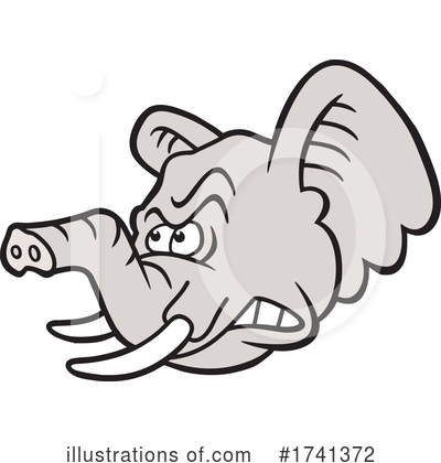 Elephant Clipart #1741372 by Johnny Sajem