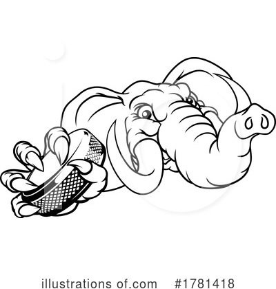 Royalty-Free (RF) Elephant Clipart Illustration by AtStockIllustration - Stock Sample #1781418