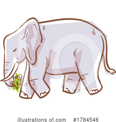 Royalty-Free (RF) Elephant Clipart Illustration by BNP Design Studio - Stock Sample #1784546