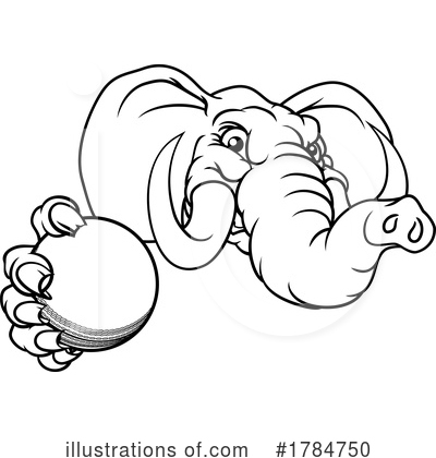 Royalty-Free (RF) Elephant Clipart Illustration by AtStockIllustration - Stock Sample #1784750