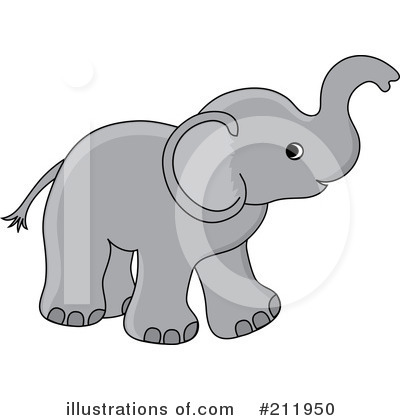 Elephant Clipart #211950 by Pams Clipart