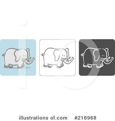 Elephant Clipart #216968 by Qiun