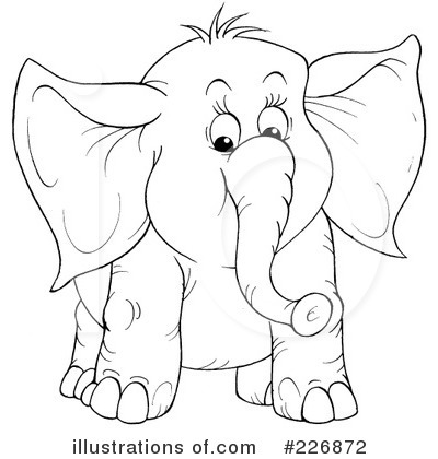 Royalty-Free (RF) Elephant Clipart Illustration by Alex Bannykh - Stock Sample #226872
