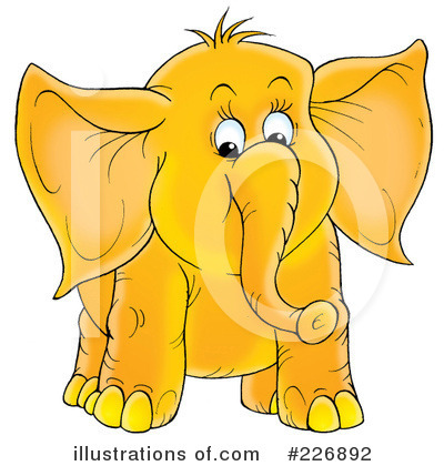 Royalty-Free (RF) Elephant Clipart Illustration by Alex Bannykh - Stock Sample #226892