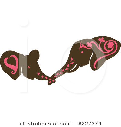 Royalty-Free (RF) Elephant Clipart Illustration by Cherie Reve - Stock Sample #227379