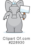 Elephant Clipart #228930 by Cory Thoman