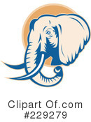 Elephant Clipart #229279 by patrimonio