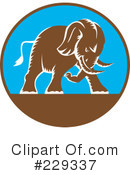 Elephant Clipart #229337 by patrimonio