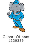 Elephant Clipart #229339 by patrimonio