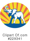 Elephant Clipart #229341 by patrimonio