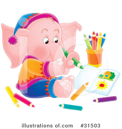Colored Pencils Clipart #31503 by Alex Bannykh