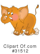 Elephant Clipart #31512 by Alex Bannykh